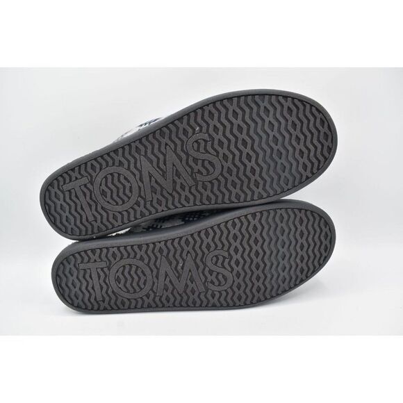Toms Mens 11 Harbor Frost Grey Snowdon Repreve Two Tone Felt Slip‎ On Slippers